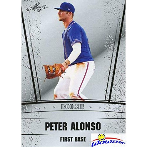  Pete Alonso 2018 Leaf #23 EXCLUSIVE ROOKIE Card in MINT Condition! Shipped in Ultra Pro Toploader to Protect it! Awesome Rookie Card of New York Mets Home Run Slugger! WOWZZER!