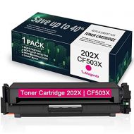 Unknown High Yield Magenta 202X CF503X Toner Cartridge Compatible for HP Color Pro M254nw M254dw M254dn MFP M280nw M281fdn M281fdw M281cdw - by VaserInk