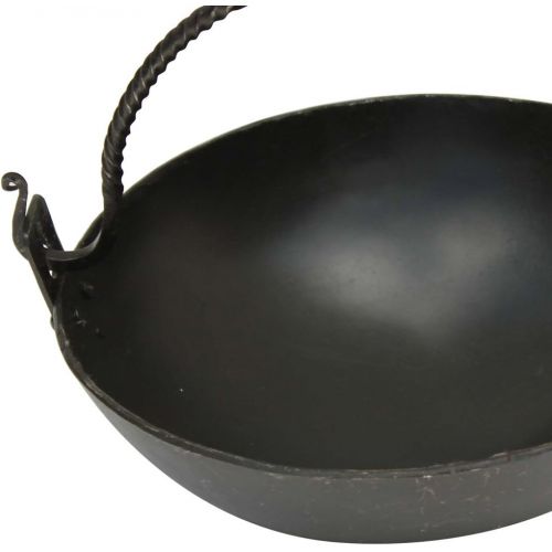  Armory Replicas Medieval Iron Campfire Viking Kettle Flat Pot
