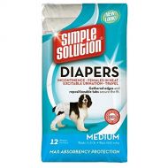 Simple Solution (3 Pack) Disposable Dog Diapers, 12 Count Each - Size X-Large