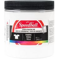 Speedball Art Products Fabric Screen Printing Ink, 8 Fl. oz, White