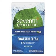 Seventh Generation Automatic Dishwasher Powder, Free & Clear, 75-Ounces Boxes, Pack of 8,...