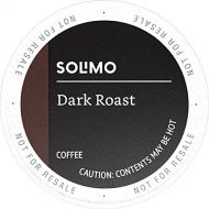 SOLIMO Amazon Brand - 100 Ct. Solimo Dark Roast Coffee K-Cup Pods, Compatible with 2.0 K-Cup Brewers