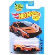 2014 Hot Wheels Hw City Lamborghini Veneno (Orange)
