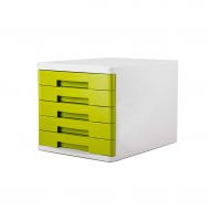 QSJY File Cabinets Document Storage Cabinet, Desktop Extension Drawer Office Organizer (Plastic) 26.733.724.5CM