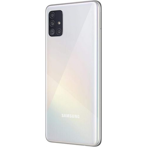 삼성 [아마존베스트]Samsung Galaxy A51 (128GB, 4GB) 6.5, 48MP Quad Camera, Dual SIM GSM Unlocked A515F/DS- Global 4G LTE International Model (Prism Crush White)