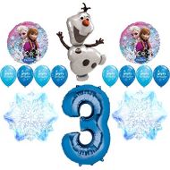Anagram Frozen Blue 3rd Disney Movie Birthday Party Balloons Decorations Supplies