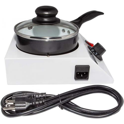  [아마존베스트]ALDKitchen Chocolate Melting Pot | Professional Chocolate Tempering Machine with Manual Control | Heated Chocolate | 110V | (Single (1.2 kg)