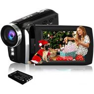[아마존베스트]Vmotal HG5250 Digital Video Camcorder FHD 1080P 12MP DV 270 Degree Rotating Screen Video Camera for Kids/Beginners/Elderly People