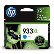 Original HP 933XL Cyan High-yield Ink Cartridge Works with HP OfficeJet 6100, 6600, 6700, 7110, 7510, 7610 Series CN054AN