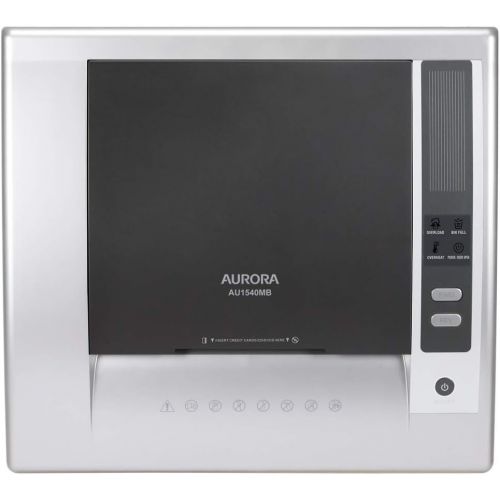  Aurora AU1540MB Commercial Grade 15-Sheet High Security Micro-Cut Paper and CD/Credit Card Shredder/ 60 Minutes/Security Level P-5