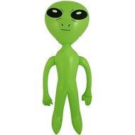 Rhode Island Novelty 2 Green Inflatable Martian Alien Prop Toy Decoration