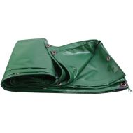 LIANGLIANG-pengbu LIANGLIANG Tarpaulin Waterproof Outdoor Rainproof Sun Protection Dust-Proof Foldable Tarpaulin with Metal Hole Eye PVC Plastic, 15 Sizes (Color : Green, Size : 4.8x6.8m)