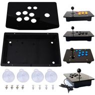 [아마존베스트]FTVOGUE Black Acrylic Panel and Case DIY Set Kits Replacement for Arcade Game with Screws and Teats