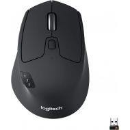 [아마존베스트]Logitech M720 Wireless Triathlon Mouse with Bluetooth for PC with Hyper-Fast Scrolling and USB Unifying Receiver for Computer and Laptop - Black
