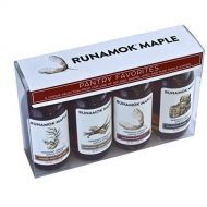 RUNAMOK MAPLE Runamok Maple Syrup Gift Box - 3-250ml Bottles of Barrel Aged Maple Syrup - Certified Organic by Vermont Organic Farmers