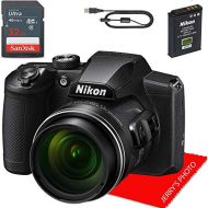 Nikon Intl Nikon COOLPIX B600 Digital Camera (Black) + 32GB Memory Bundle