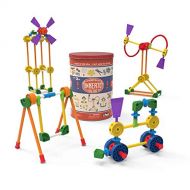 KNEX TINKERTOY - Classic Building Tin - 100 Parts - Collectible Tin - Ages 3+