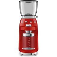 Smeg 50's Retro Style Aesthetic Coffee Grinder, CGF01 (Red) Large