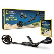 NATIONAL GEOGRAPHIC Junior Metal Detector Adjustable Metal Detector for Kids with 7.5 Waterproof Dual Coil, Lightweight Design Great for Treasure Hunting Beginners