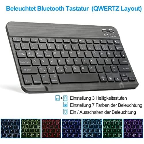  [아마존베스트]SENGBIRCH Illuminated Keyboard for Samsung Galaxy Tab S6 Lite, Bluetooth Keyboard with Robust Protective Case (Supports Charging Pencils) for Galaxy Tab S6 Lite 10.4 Inch (P610/P61
