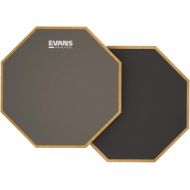 Evans RealFeel 2-Sided Practice Pad  Practice Anytime, Anywhere  Dual-Sided for Different Practices  Quiet, Sturdy, Portable, Resists Wear and Tear - Available in 3 Sizes, 12”