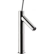 AXOR Starck Modern Premium Hand Polished 1-Handle 1 13-inch Tall Bathroom Sink Faucet in Chrome, 10123001