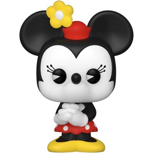 펀코 Funko Bitty Pop! Disney Mini Collectible Toys 4-Pack - Goofy, Chip, Minnie Mouse & Mystery Chase Figure (Styles May Vary)