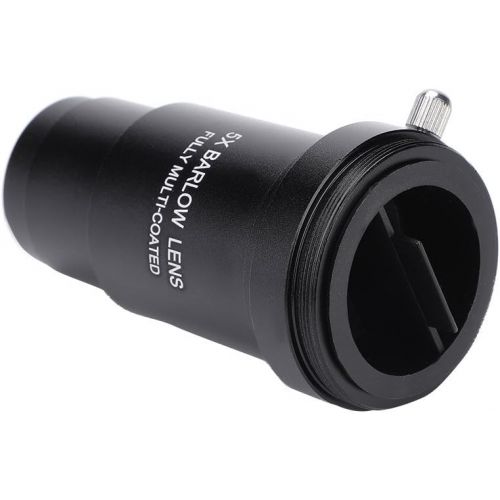 Acouto Multi-coated 1.25 5X Barlow Lens M42 Thread for 31.7mm Telescopes Eyepiece