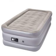 Sable Inflatable Twin XL Size Mattress, Raised Air Bed with Advanced Coil Beam Construction & Adjustable Firmness (Air Pump, for Camping, Travelling, Overnight Guests, or Day Time