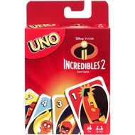 Mattel Games UNO Disney and Pixar’s Incredibles 2 Card Game with 112 Cards and Instructions, Great Gift for Kids 7 Years and Older