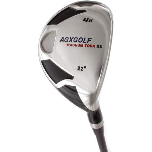  AGXGOLF Mens Magnum XS #3, 4 & 5 Hybrid Utility Irons Set w/Graphite Shafts + Covers Right Hand; Cadet, Regular or Tall Lengths ! Built in The USA!