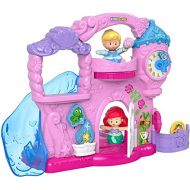 Fisher-Price Little People ? Disney Princess Play & Go Castle, Portable Playset with Character Figures for Toddlers and Preschool Kids