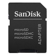 SanDisk MicroSD to SD Memory Card Adapter (MICROSD-Adapter), Black