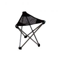 Shengjuanfeng Mini Camping Stool Ultralight Folding Camp Chair Portable Stool for Hiking, Fishing,Easy to Setup (Color : Black, Size : 323233.5cm)