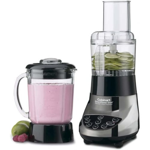  Cuisinart BFP-703BC Smart Power Duet Blender/Food Processor, Brushed Chrome, 3 cup, count of 6