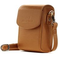 MegaGear Leather Camera Case with Strap Compatible with Samsung WB350F