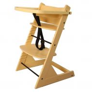 WQZZz-Highchairs Portable Wooden High Chair and Travel Booster Seat | Safe 3-Point Harness Compact Lightweight with Adjustable Straps for Feeding Babies and Toddlers