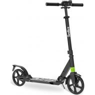 REDLIRO Kick Scooter for Teens, Foldable Big Wheel Scooter for Adults, Easy to Carry, Adjustable Height, Double Suspension, Great Gift Selection for Boys and Girls