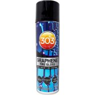 303 Products Graphene Tire Gloss ? High Gloss Shine ? UV Protection ? Hydrophobic Spray Coating ? Prevents Cracking and Dry Rot ? 3 Months of Protection ? 18 oz (30250)