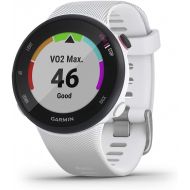 [아마존베스트]Garmin Forerunner 45S, 39mm Easy-to-use GPS Running Watch with Coach Free Training Plan Support, White