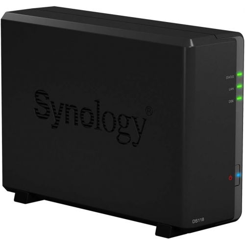  [아마존베스트]Synology DiskStation DS118 Mini Desktop NAS Server, Realtek RTD1296 Quad-Core, 1GB DDR4 Synology SDRAM, 2TB SSD, Synology DSM Software