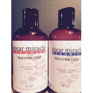 Shear Miracle Organics Wild in the Child Shampoo & Conditioner - (Adds Body & Volume) - Vegan, Gluten Free, GMO...