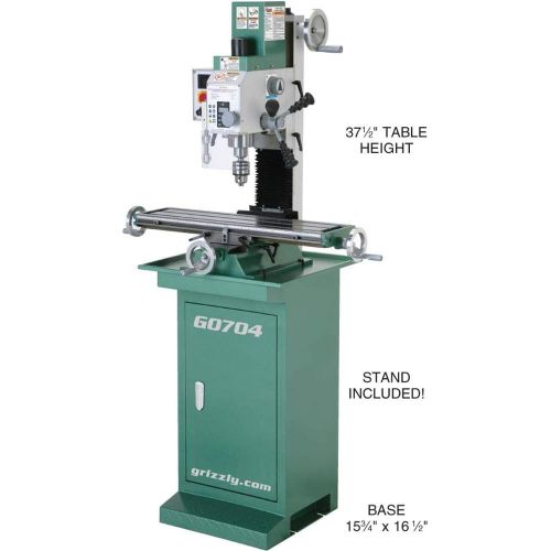  Grizzly G0704 Drill Mill with Stand
