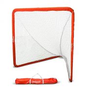 GoSports Regulation 6 x 6 Lacrosse Net with Steel Frame - The Only Truly Portable Lacrosse Goal, Backyard Setup in Minutes - Choose Your Style