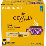 Gevalia Dark Royal Roast Coffee K-Cup Pods, 72 Count (4 Packs of 18)