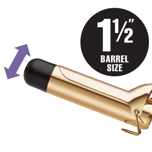  Hot Tools HOT TOOLS Professional 24k Gold Extra-Long Barrel Curling IronWand for Long Lasting Results