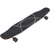 01 46in Skate Dancing Board Eight-Layer Maple Anti-Skid Wearproof Longboard Skateboarding Standard Four Wheel Sports Skateboard Wooden Sliding Plate for Teenager Adults