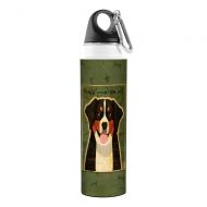 Tree-Free Greetings VB48032 John W. Golden Artful Traveler Stainless Steel Water Bottle, 18-Ounce, Bernese Mountain Dog