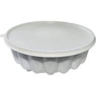 [아마존베스트]Tupperware Large Gray Speckled Jello Mold Jel N Serve 3 Piece Set